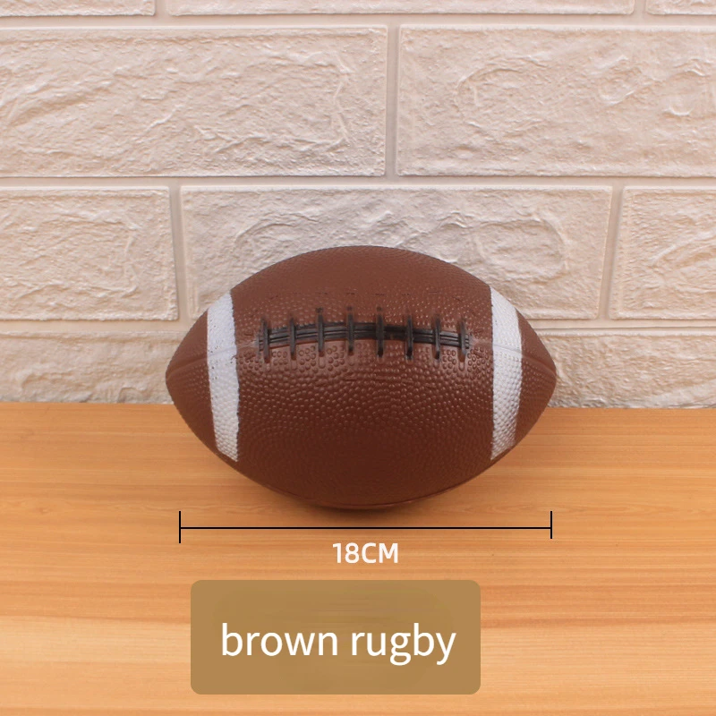 Toy Rugby Children and Teens PVC Inflatable Elastic Toy Ball Sports Sporting Goods Kindergarten Training Prizes FootballAmerican rugby ball