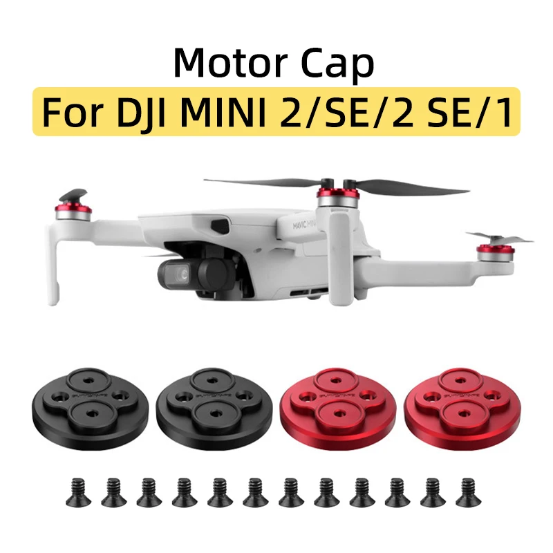 

For DJI Mini 2/SE/2 SE/Mavic Mini Drone Aluminum Alloy 4Pcs Motor Cap Waterproof Dustproof Engine Protective Cover Accessories