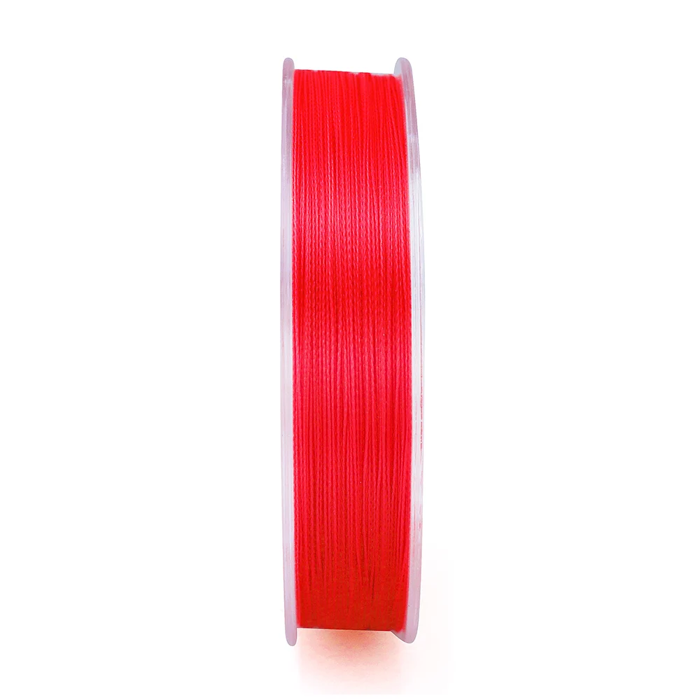 Frwanf super  Multifilament braided fishing line 100M 300M 4 Strand red color never faded 2 4 6 8 100LB 0.06-0.55mm carp fishing 4