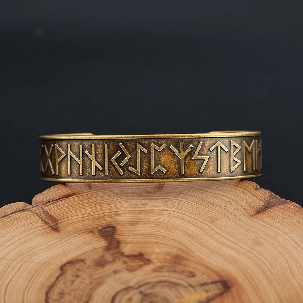 Stainless Steel Bracelet Vikings Rune for Men and Women
