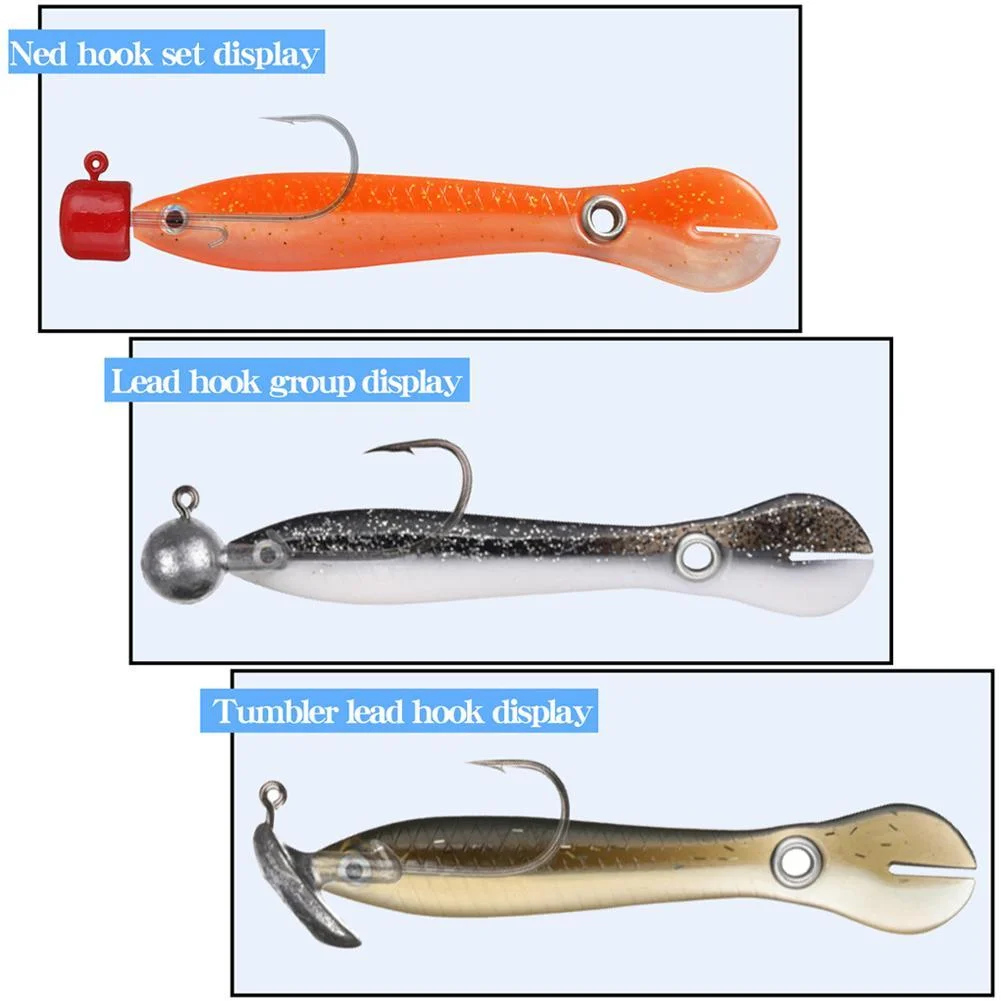 Soft Bionic Fishing Lure, Simulation Loach Plastic Shrimp Oil Smell Fishing  Bait, Slow Sinking Bionic Swimming Lures for Saltwater & Freshwater