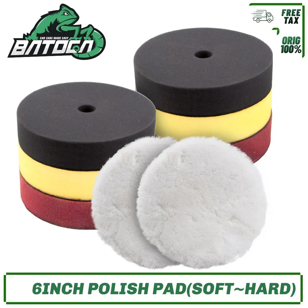 6Inch Car Polishing Sponge Buffing Pad Buffer Pads Buffing Pads For Car