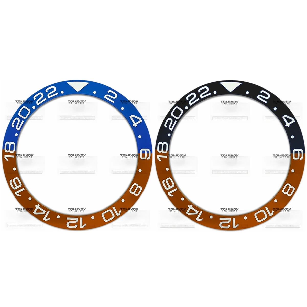 38Mm Czarny Brązowy Niebieski Ceramiczna Ramka Szkiełka Zegarka Nadające Się Do Serii Rolex Męskie Zegarki Mechaniczne