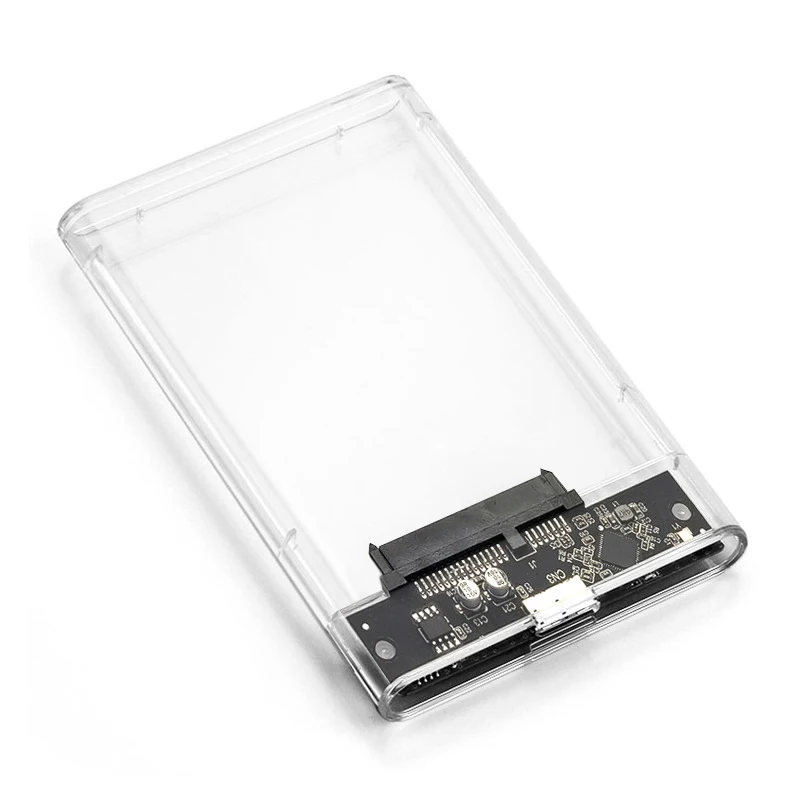 Uthai-caixa de Disco Rígido Externo Gabinete Transparente Porta Serial Sata Ssd G06 Usb 3.0 2.0 2.5 6tb - Imagem 3