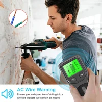 HW430 5in1 Wall Stud Detector LCD Display Multifunctional Handheld for Wood AC Wire Cable Metal Detector Electric Wall Finder SC 2