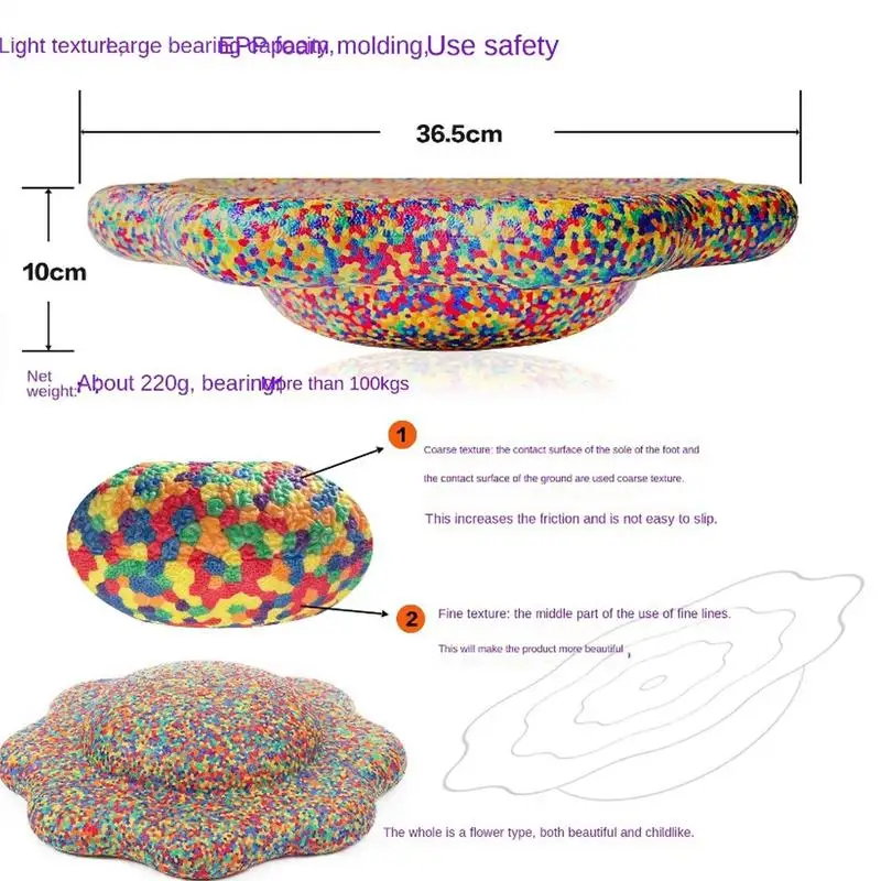 Children Toys Balance Stone Sensory Integration Training Tactile Sensing Party Social Games Trainer Equipment for Home School