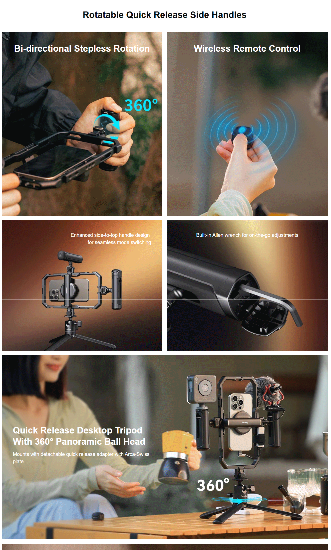 Videography Kit Quick Pro/Basic Edition for Smartphone Creator with Audio and Li