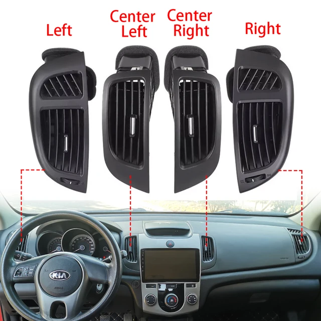 Tableau de bord sortie de climatiseur pour KIA Forte Cerato 2008-2013 voiture LED avant gauche droite tableau de bord 974301M100 voitures intérieur 1