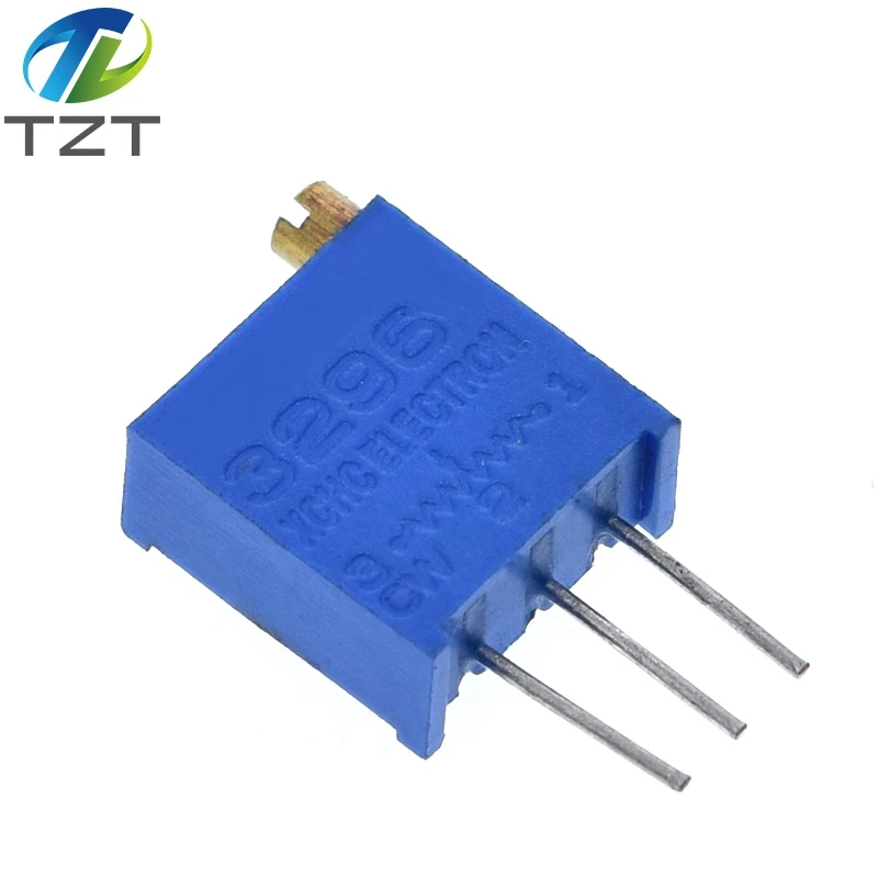 Trimmer Potentiometer 10pcs 3296W 3296 50 100 200 500 ohm 1K 2K 5K 10K 20K 50K 100K 200K 500K 1M ohm 103 100R 200R 500R Trimpot Trimmer Potentiometer