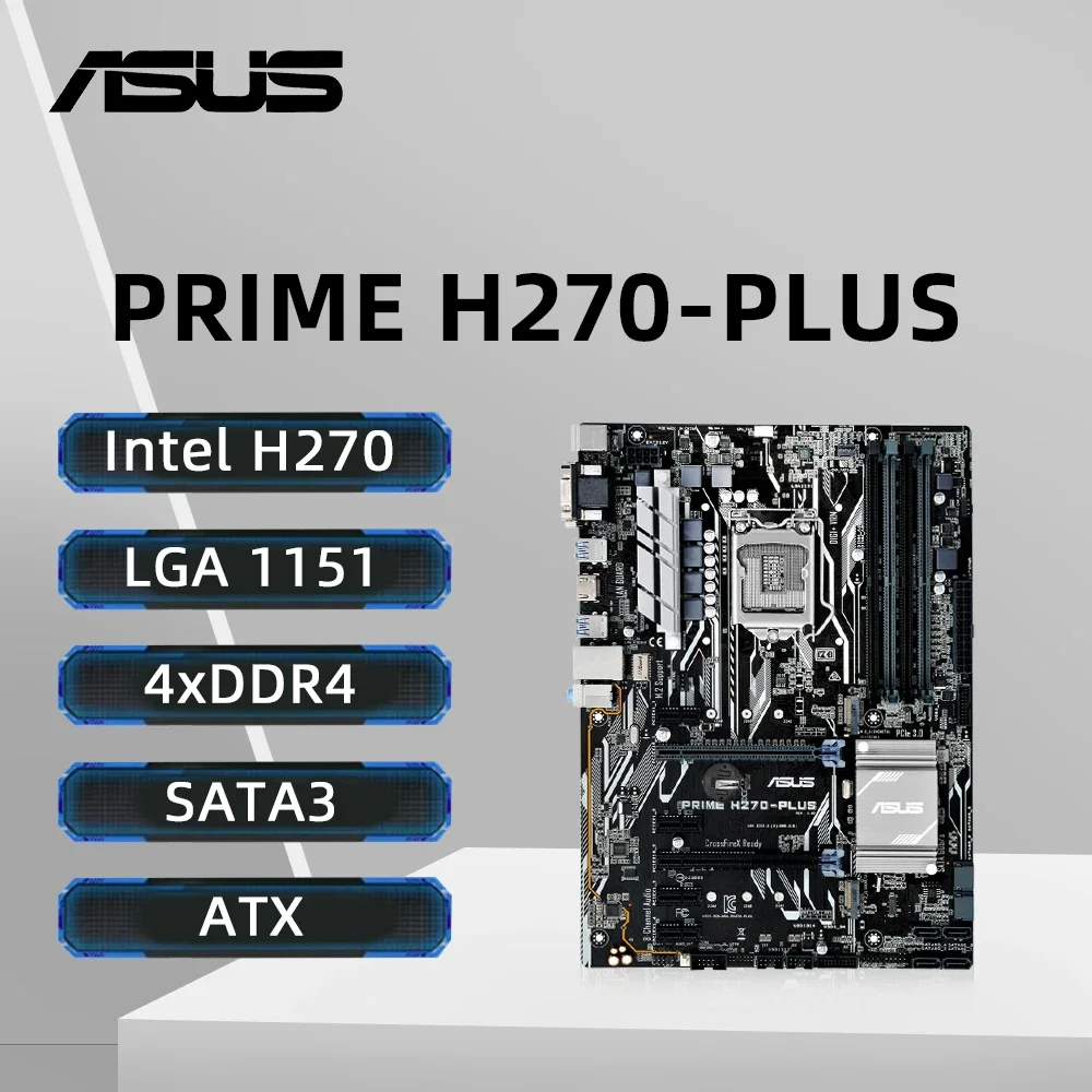 ASUS Prime H270M-PLUS/CSM Motherboard LGA1151 Support i7