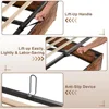 Lifting Storage & Charging Station, No Spring Box Needed/Noise Free, Rustic Brown, Bed Bases & Frames 4