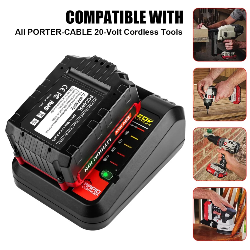 Eu/us Adaptor 20 Volt Lithium Battery Charger Compatible With 20v Lithium  Battery Charger For Black&decker 20v Lithium Battery - Oscillating  Multi-tools - AliExpress