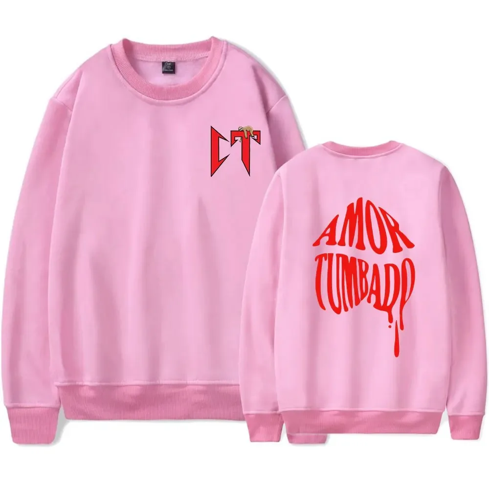 Natural Cano Love Tumbled Sweatshirts for men and women, round neck streetwear, long sleeve pullover, fall and winter fashion
