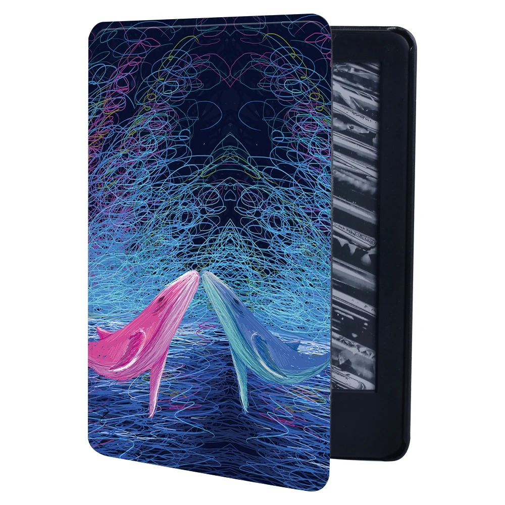 Tablet Case Anti-fall Leather For Kindle Paperwhite 1/2/3/Paperwhite(5th/6th/7th/10th/11)/Kindle (10th /8th) 6 Inch + Pen