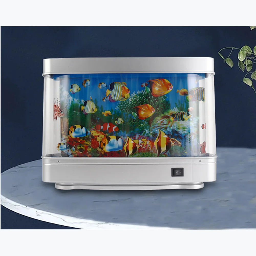 Mini LED Fish Tank Lamp, Moving Sea