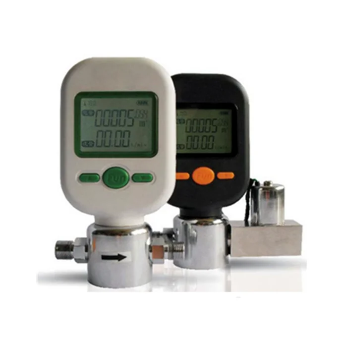

LCD display flow sensor controller Air mass natural gas flow meter mass portable air flow meter sensor