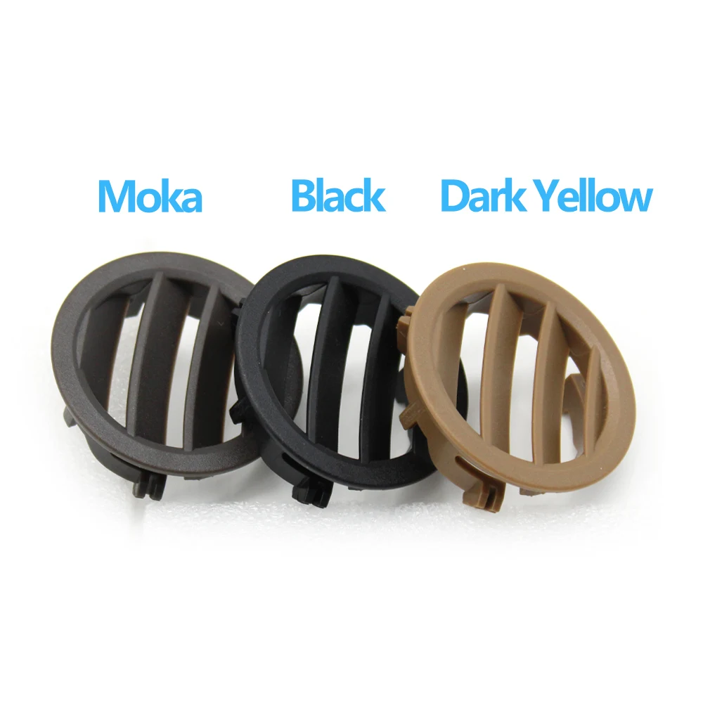 Dashboard Small Round AC Air Vent Grille Cover Panel For Mercedes Benz C Class W204 C180 C200 220 230 260 280 300 350 2007-2011 ac air conditioner vent grille dashboard panel cover