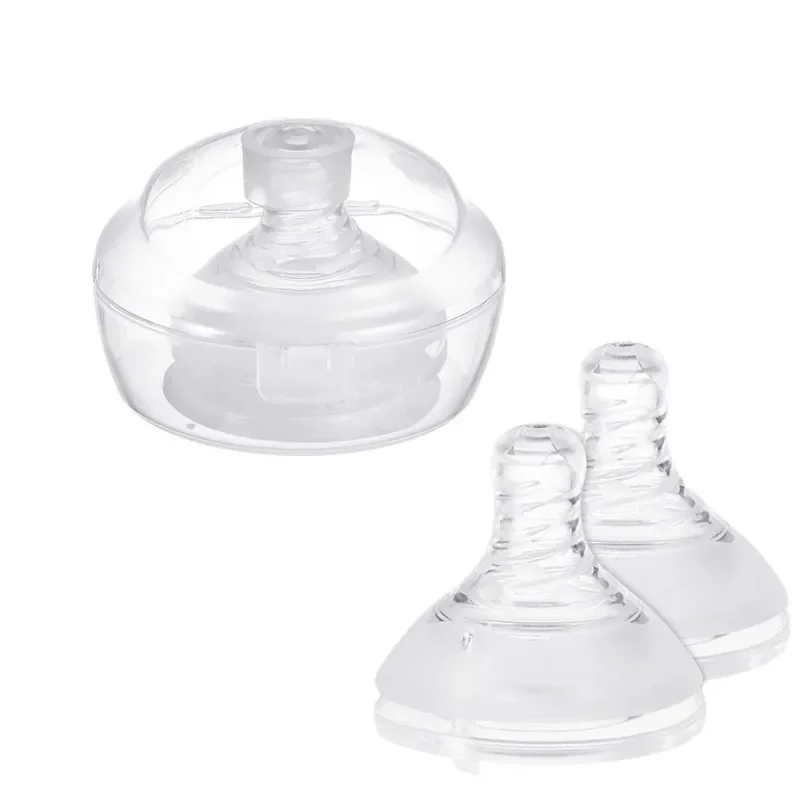 

Liquid Silicone Rubber Nipple for Baby Feeding Milk Wide Tip Helical Nipple for Infant Pacifier BPA Free