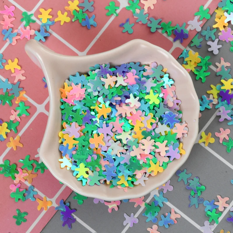 

20g/Bag People 8mm PVC Heart Confetti Glitter Sequins For Crafts Nail Art Decoration Paillettes Sequin DIY Sewing Accessories