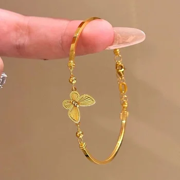 Golden Butterfly Bracelet for Women Elegant Gift