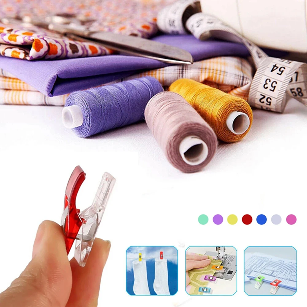 Sewing Clips 100PCs plastic craft crocheting knitting quilting DIY