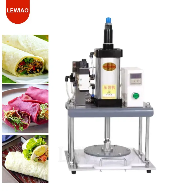 Tortilla Industriale Roti Arabo Flat Bread Press Making Machine Cake Flatting Baking Equipment