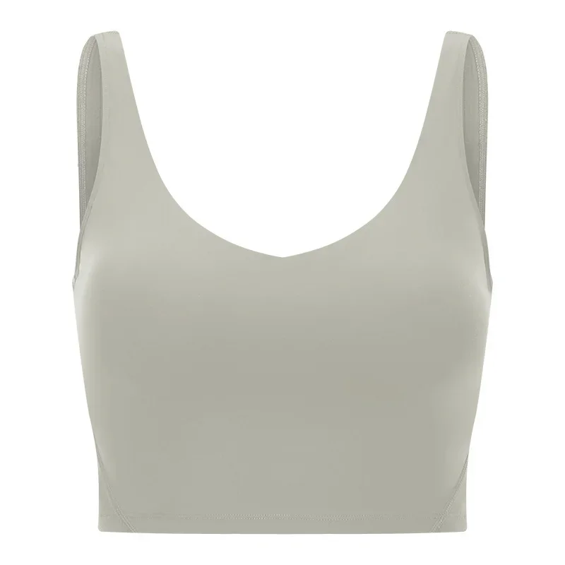 Solid Color Women Sports Bras Gathered Without Steel Ring Running Vest Fitness Front Zipper Sexy Shockproof Underwear