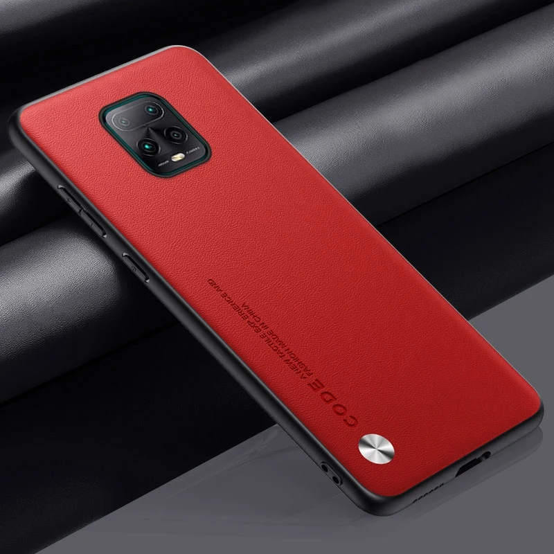 Premium PU Leather Protective Phone Case - Elegant Back Cover with TPU Silicone Guard