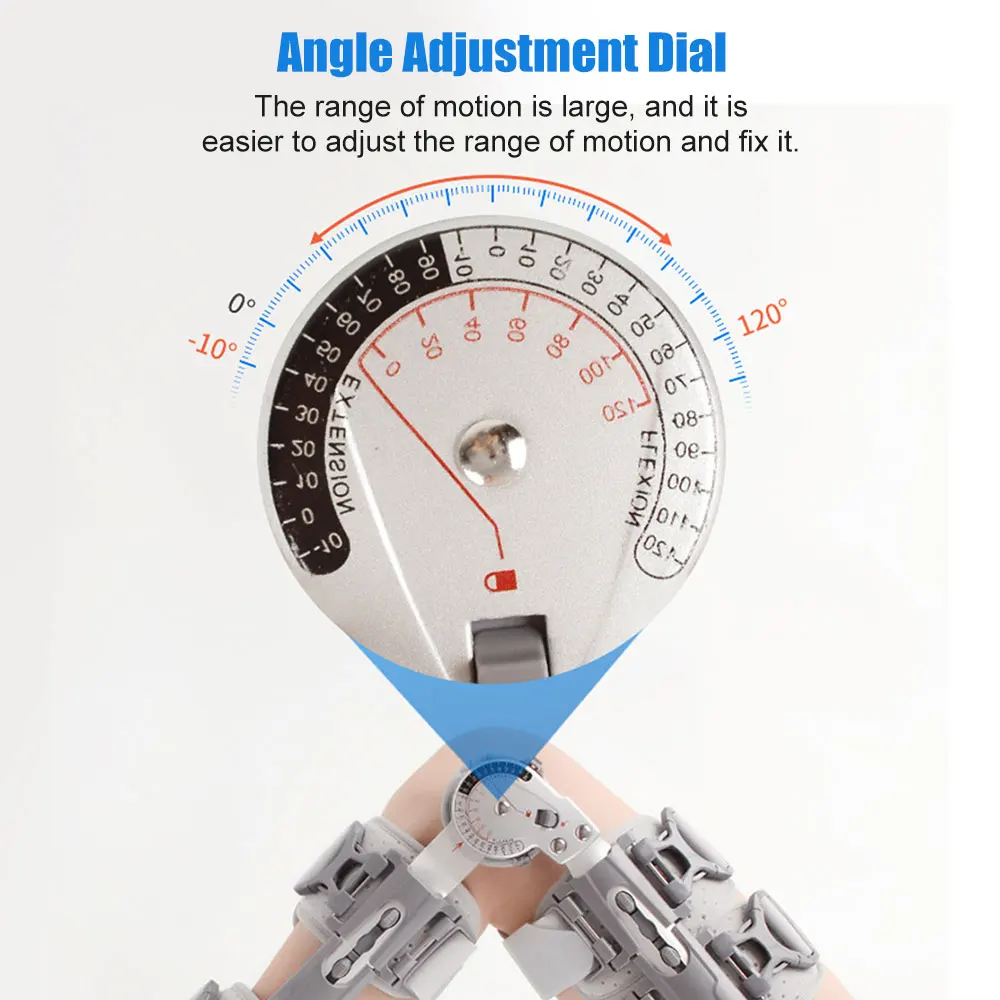 Adjustable Knee Joint Fixation Brace Fracture Ligament Strain Medical Bracket Postoperative Meniscus Lower Extremity Fixator
