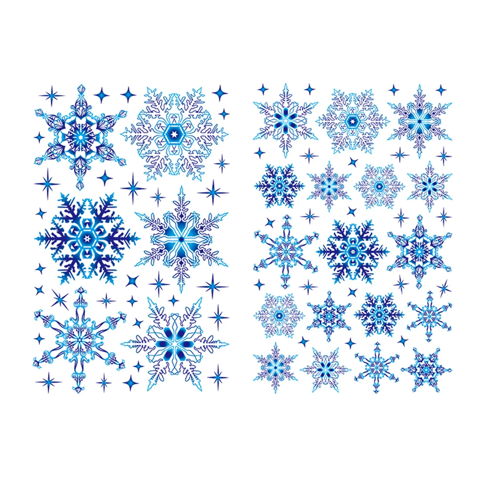 Snowflake Sticker Mall Window Sticker Wall Sticker Set Decorazione Natalizia Forniture Per Feste Decorazioni Natalizie Decoraur