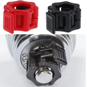 1PC 25/28/30mm Quick Release Barbell Clamps Spin lock Barbell Collars Weight Bar Clips for Weightlifting and Strength Training