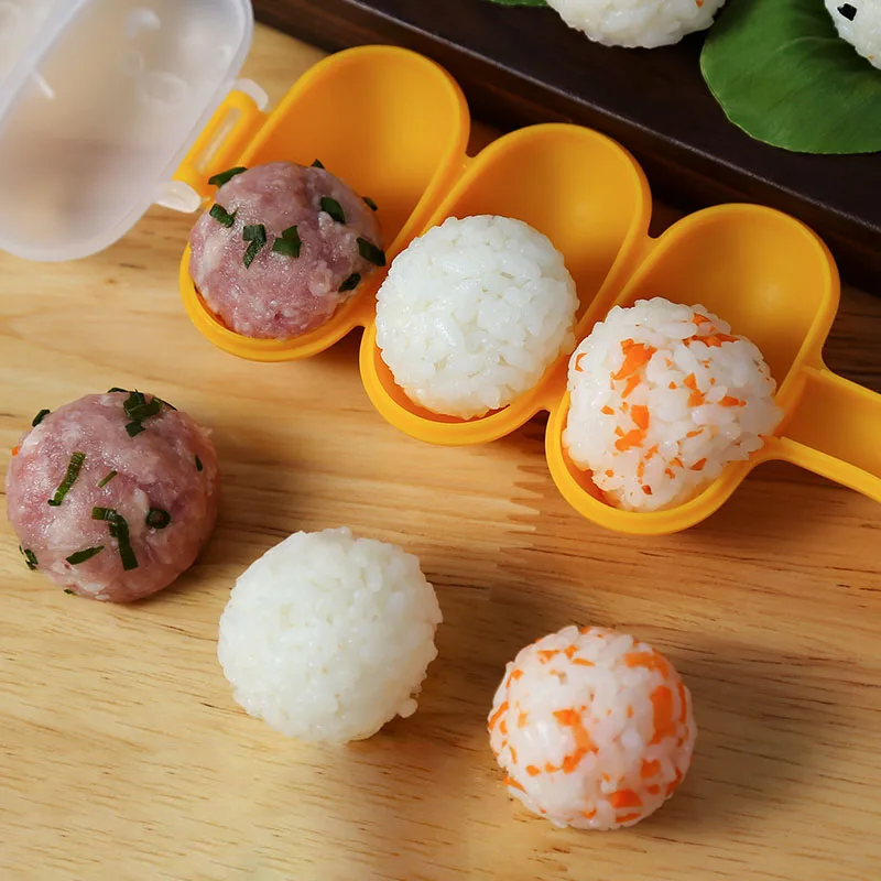 Baby Rice Ball Mold Shakers Sushi Maker Mould Kids Lunch DIY Tools