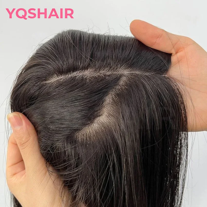 실크 베이스 풀 레이스 가발, 실키 스트레이트 인모 실크 탑 레이스 가발, 프리 플러킹 180% 밀도, 여성용 내구성 있는 풀 레이스 가발