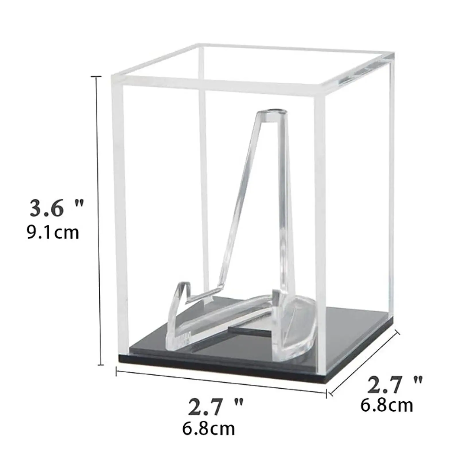 Guitar Pick Display Box with Stand Rack Storage Box Guitar Pick for Guitarists Electric Bass Ukulele Lover Players Musician