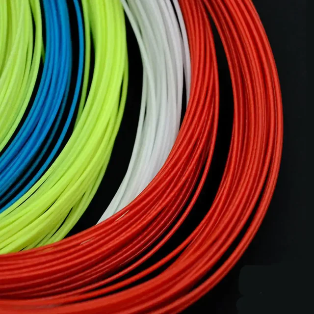 Multicolor Badminton Racket String Dia.0.7mm Length 10M Badminton Racquet Wire BG65 BG65Ti Sport Supplies Racquet Stringing 5