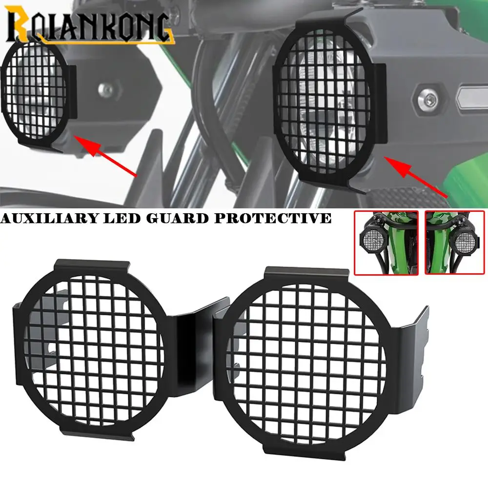 

VERSYS X300 Spotlight Auxiliary Led Guard Protective Cover For KAWASAKI VERSYS X300 2017-2021 2022 2023 Accessories Motorcycle