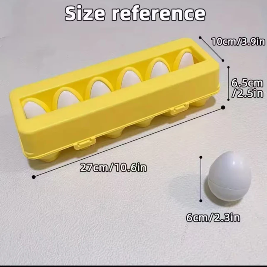 12pc Learning Educational Toy Smart Egg Toy Games Shape Matching Eggs Montessori Sorters Toys Toys For Kids Children 2 3 4 Years