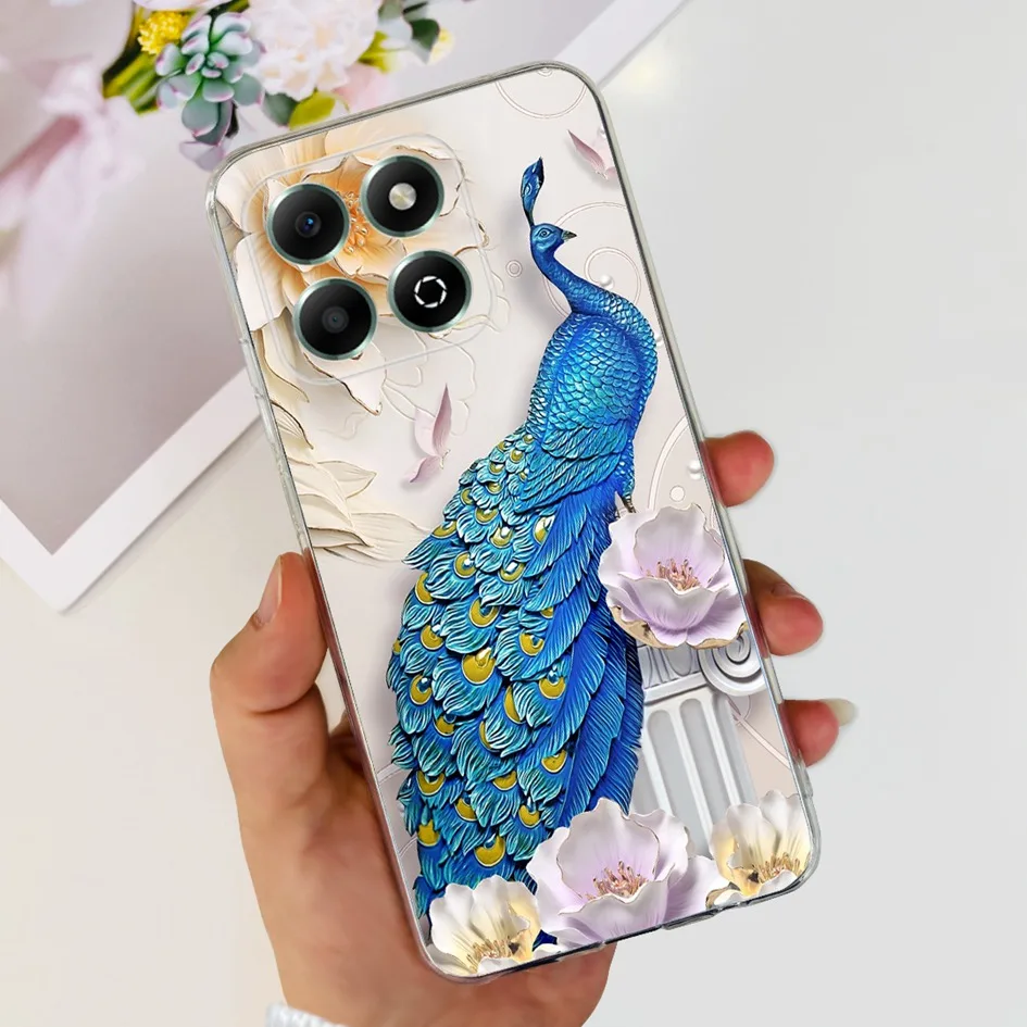 Charming Love Heart Cartoon Soft Silicone TPU Phone Cover -