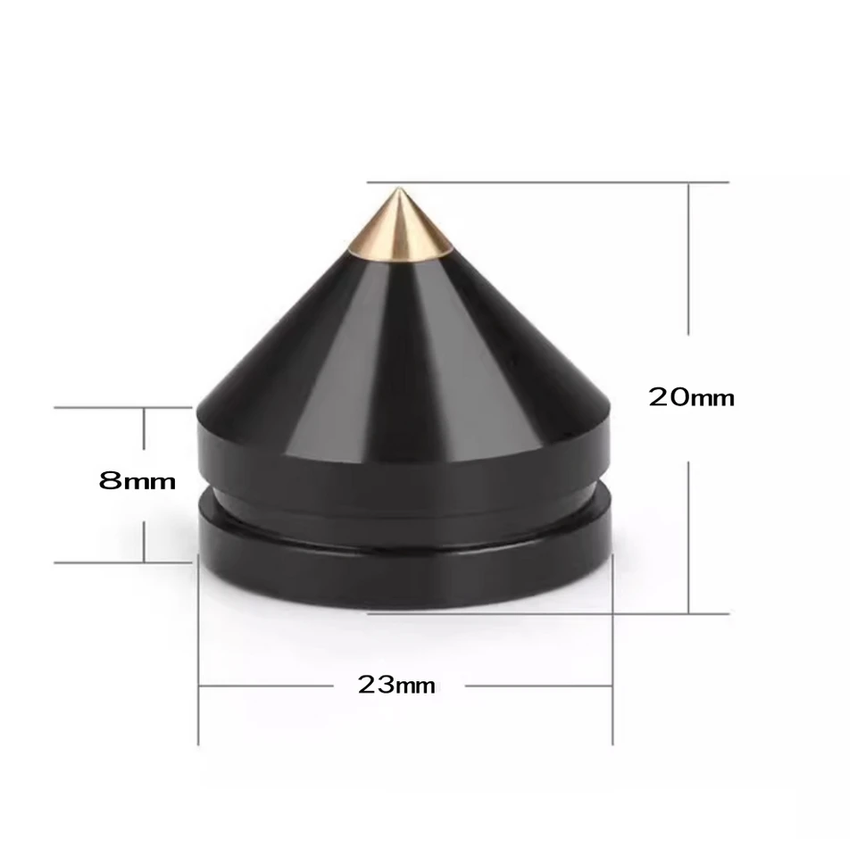Precisiongeek M6 alluminio Spike/Cono absorber per