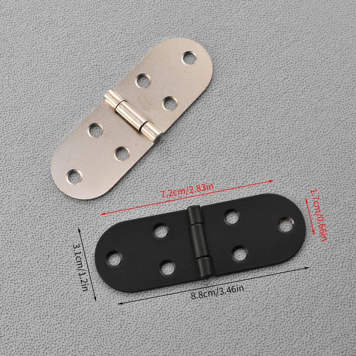 Hardware-1030 New Chinese box accessories Antique oval olive lace hinge 6-hole hinge