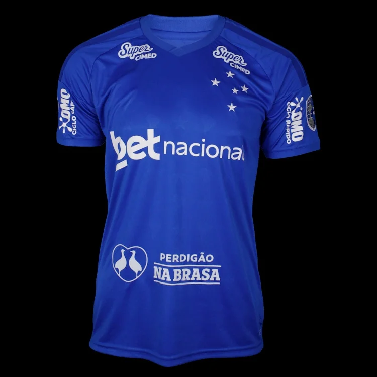 2026 Neues Cruzeiro 3D-gedrucktes Fußballtrikot für Herren, atmungsaktives, schnelltrocknendes Kurzarm-T-Shirt für den Sommer, Familien-Partnerlook-Kleidung