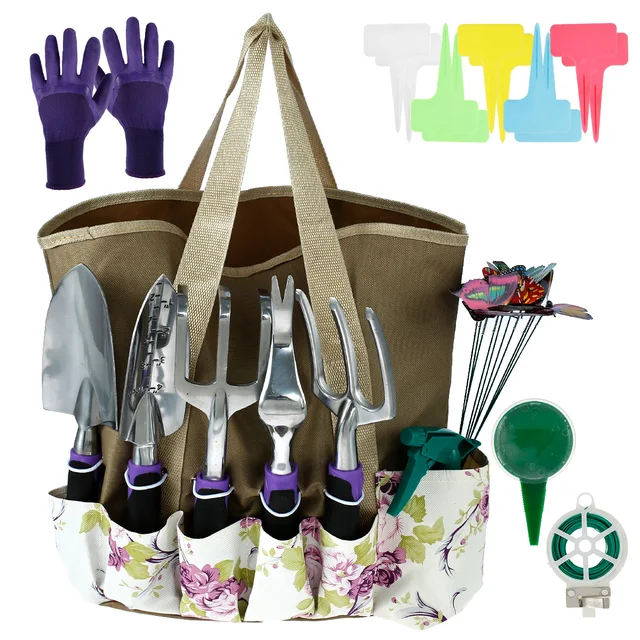 31 Darabos Kerti Szerszámok Beállított Miniatűr Ültetőszerszám Mini Transzplantáló Szerszámkészlettel A Metszővel, Weeder Trowel Transplanter Hand Villa -Val