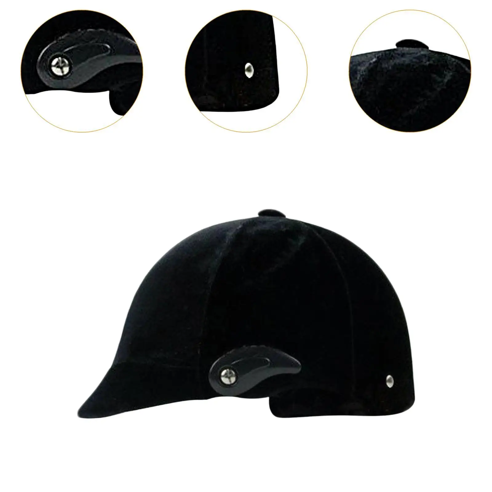 Equestrian Helmet Flannel Breathable Outdoor Sports Multifunction Gear Adjustable Comfortable Equestrian Hat Horse Equipment 4