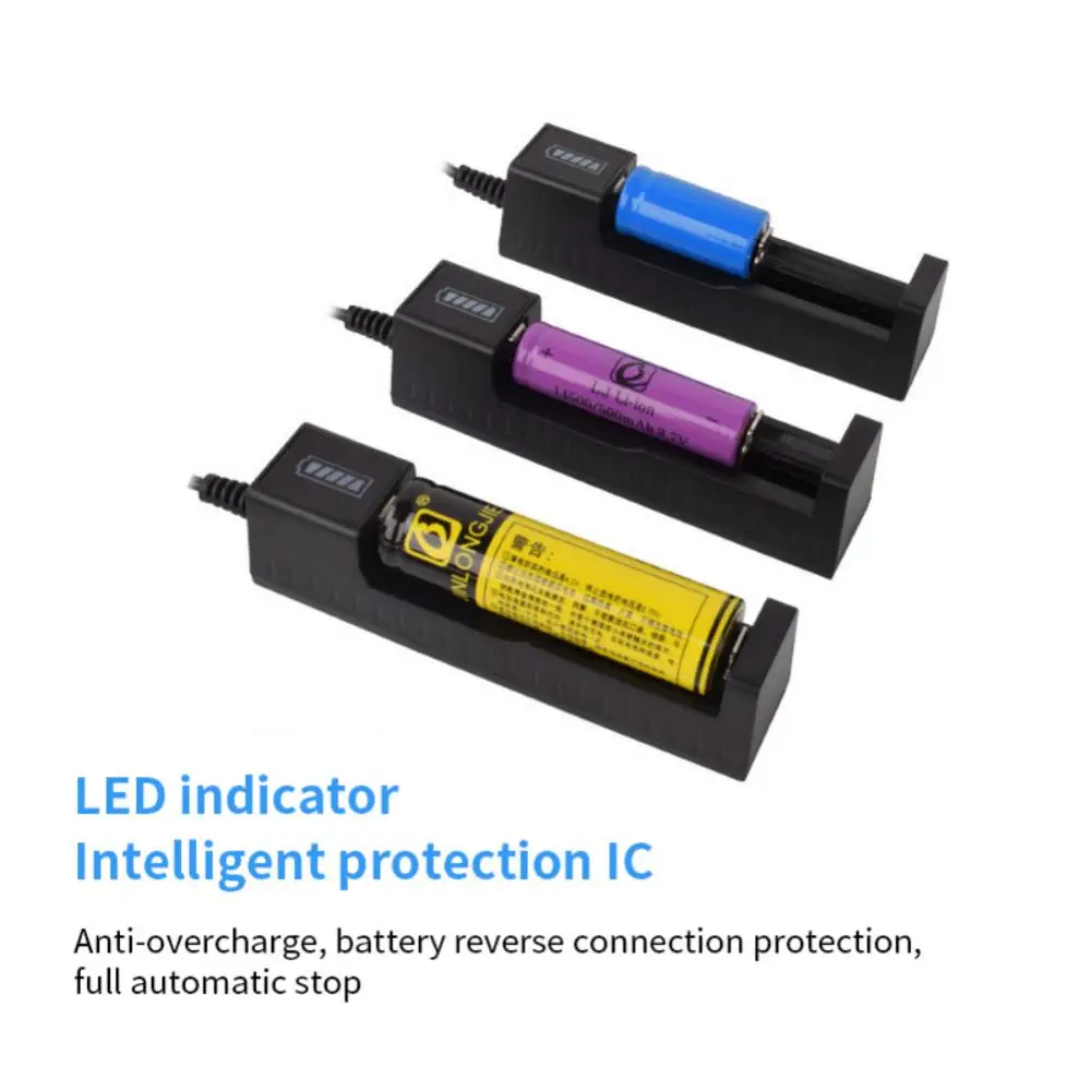 Lithium Battery Charger Dock Station Cradle Intelligent Ic Control Output 4.2v/500ma 1~7PCS