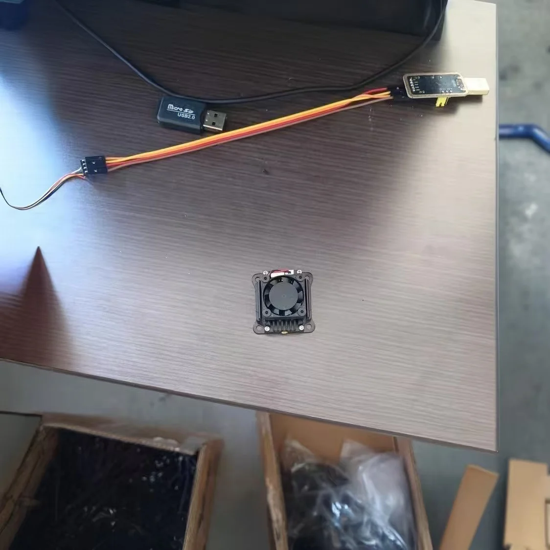 Module FPV 4.9/5.8/6.1G 3W avec dissipateur thermique anti-brûlure pour drone