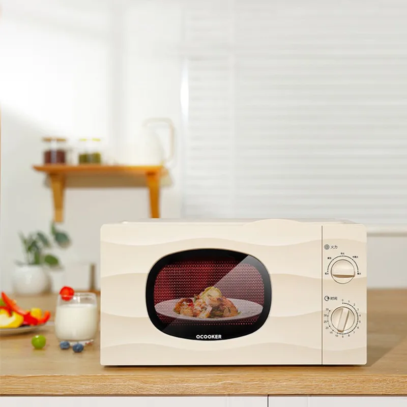 Microwave Oven Household Small Mini Turntable Retro Light Wave Stove  High-value Micro-boiler New Multi
