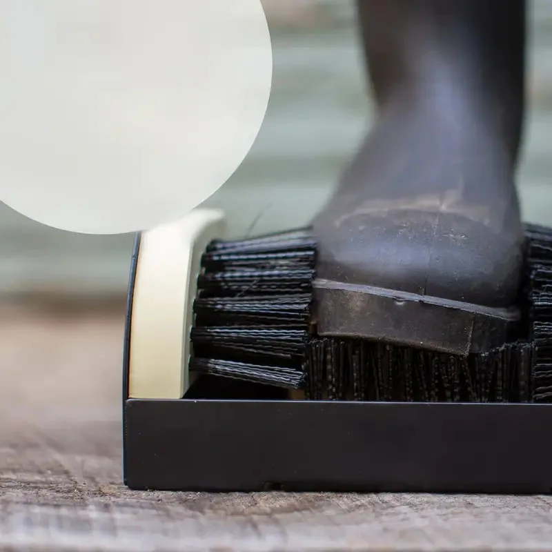 Outdoor Shoe Brush, Indoor and Outdoor Courtyard Shoe Polisher set, Mud and Snow Removal Shoe Brush Set 2