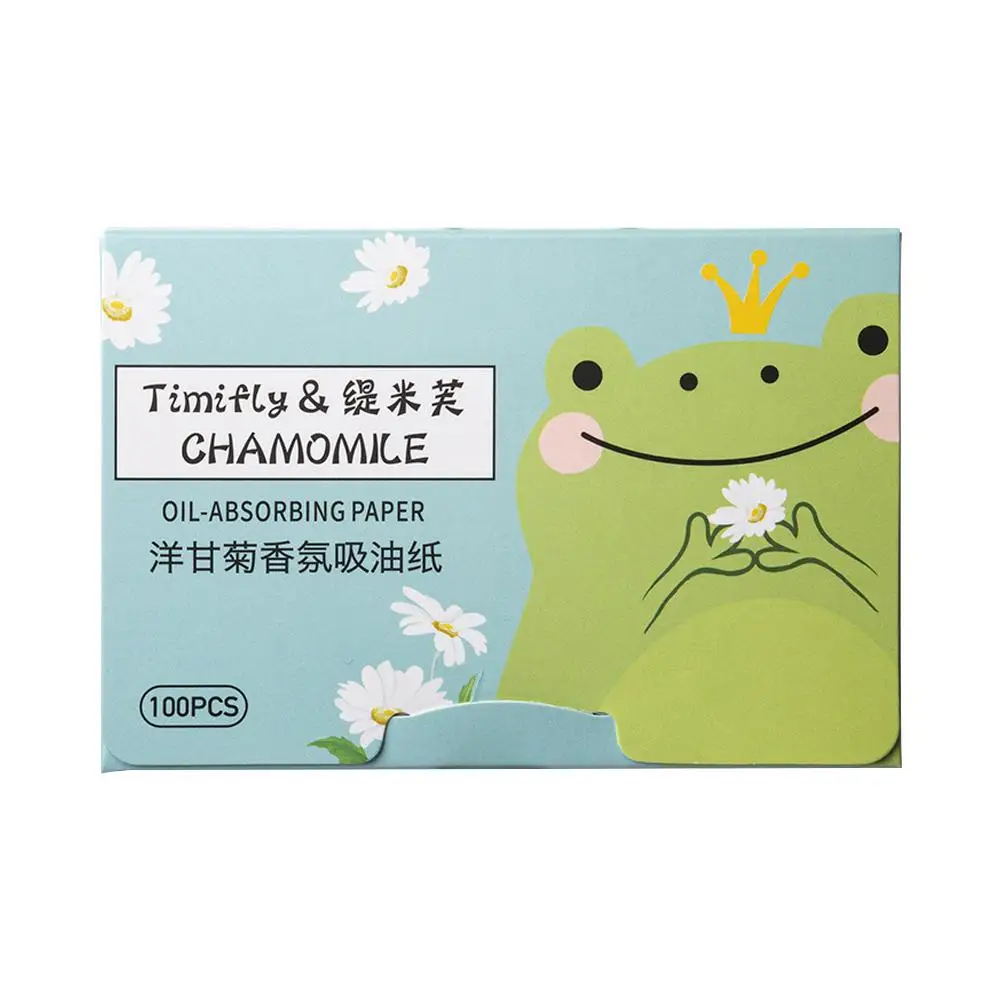 Face Oil Absorbing Paper 100Pcs Face Oil Blotting Paper Protable Matting Face Wipes Facial Cleanser Oil Control
