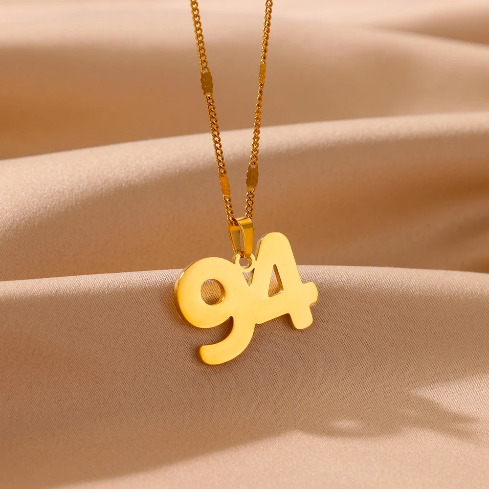 Necklaces For Women Gold Color Stainless Steel