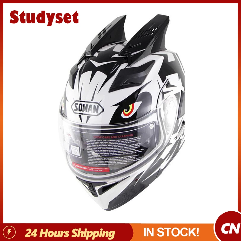 1 Pair Motorcycle Helmet Horns Punk Style Decorative Stylish Horns